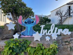 letras de porexpan para cumpleaños stitch