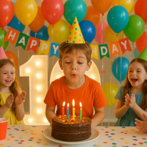 Numeros luminosos para cumpleaños en Malaga 